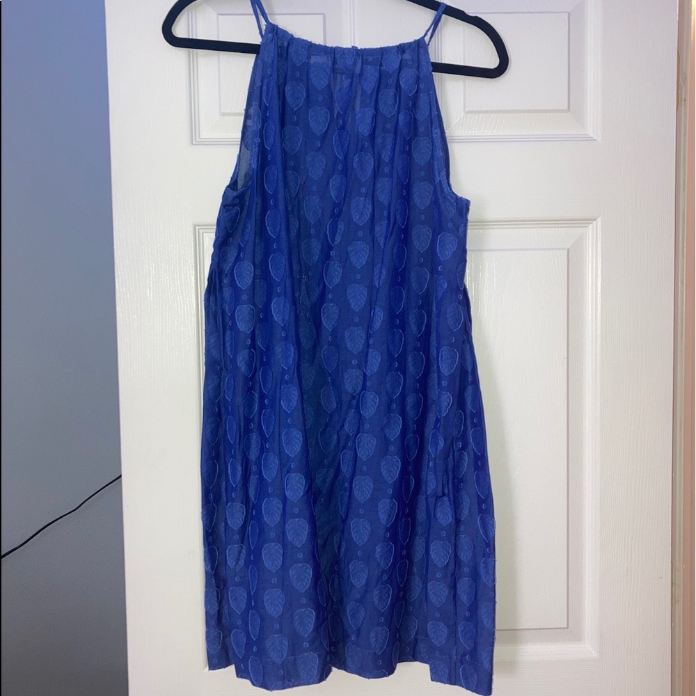 VINEYARD VINES Leaf Print Swing Coverup Dress